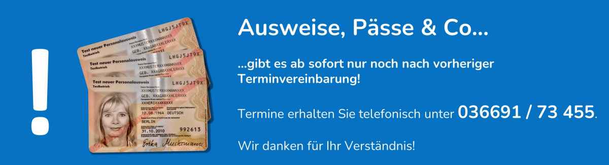 Hinweis Meldebehörde