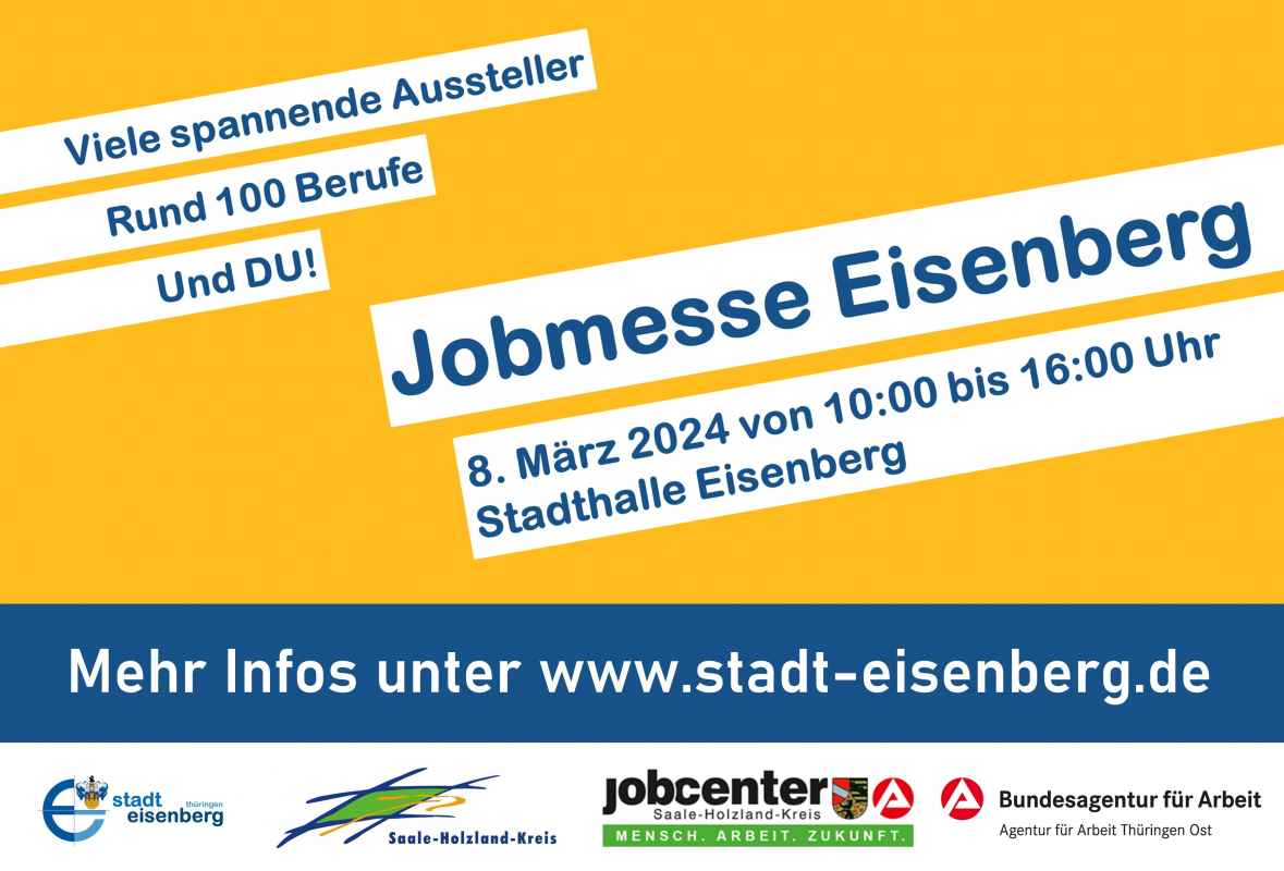 Plakat zur Jobmesse 2024
